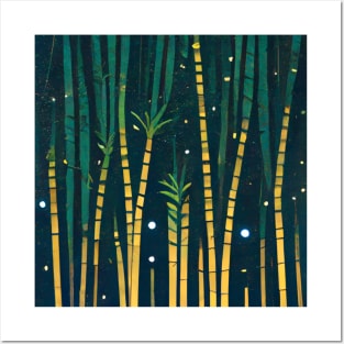 A forest of bamboo Posters and Art